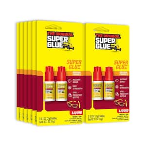 0.10 oz. Super Glue Bottle, (2) 0.10 oz. Bottles per card, (12-Pack)