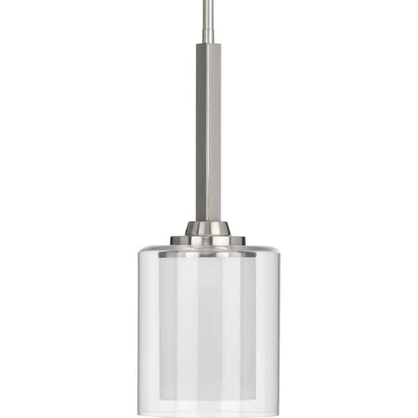 Progress Lighting Kene 1-Light Brushed Nickel Mini-Pendant