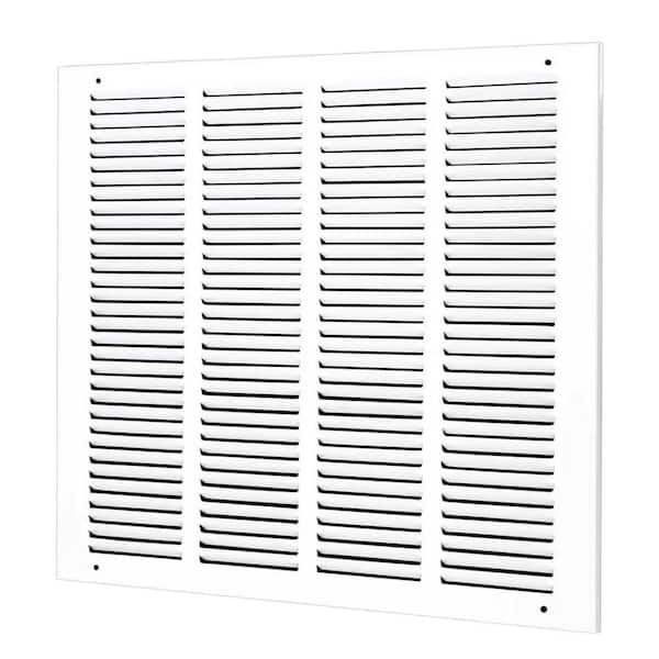 16 in. x 16 in. Duct Opening Return Air Grille Without Filter, Air Return Vent Cover Grill for Sidewall and Ceiling