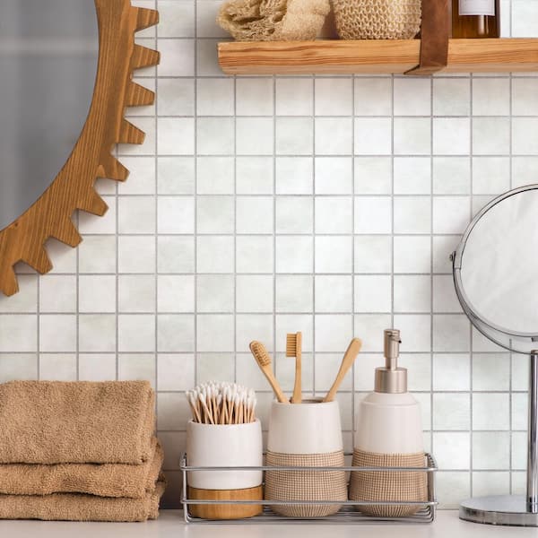 Laverton Taco Nieve 2 in. x 2 in. Porcelain Floor and Wall Tile (0.5 sq. ft./Case)