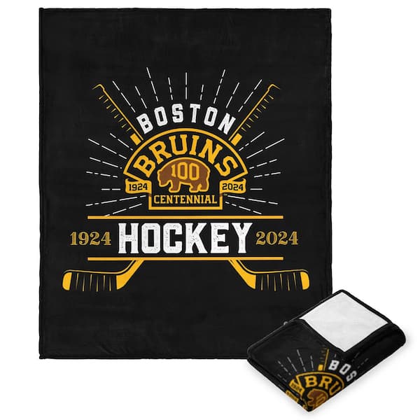 THE NORTHWEST GROUP 100th Anniv Fanatic Bruins Silk Touch Throw