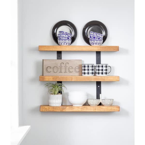 Del Hutson Designs Industrial Grace 5.5 in. x 24 in. x 20 in. Walnut