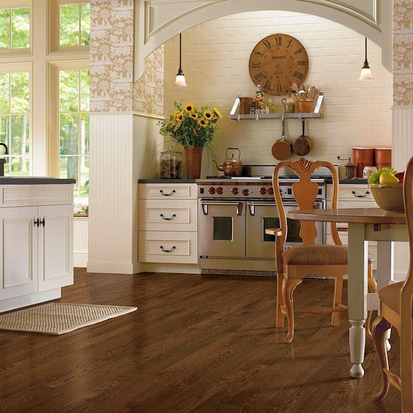 American Originals Deep Russet Oak 3/4 in. T x 5 in. W Smooth Solid Hardwood Flooring (23.5 sq.ft./ctn)