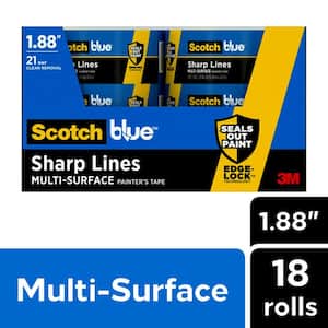 ScotchBlue 1.88 in. x 60 yds. Sharp Lines Multi-Surface Painter's Tape with Edge-Lock (Case of 18)