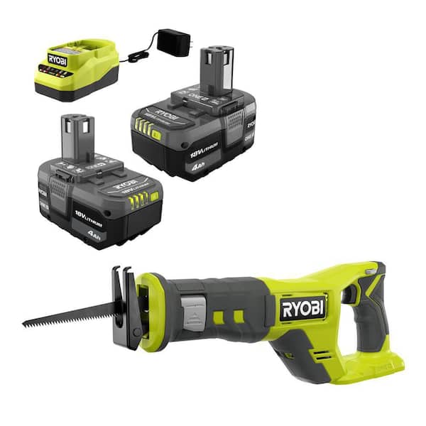 18-Volt ONE+ Cordless Reciprocating Saw with 1.5 Ah Compact Lithium-Ion Battery 18-Volt ONE+ Cordless Reciprocating Saw with 1.5 Ah Compact Lithium-Ion Battery