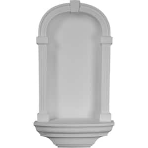 21-3/4 in. x 9-3/4 in. x 39-3/8 in. Primed Polyurethane Recessed Mount Adonis Wall Niche