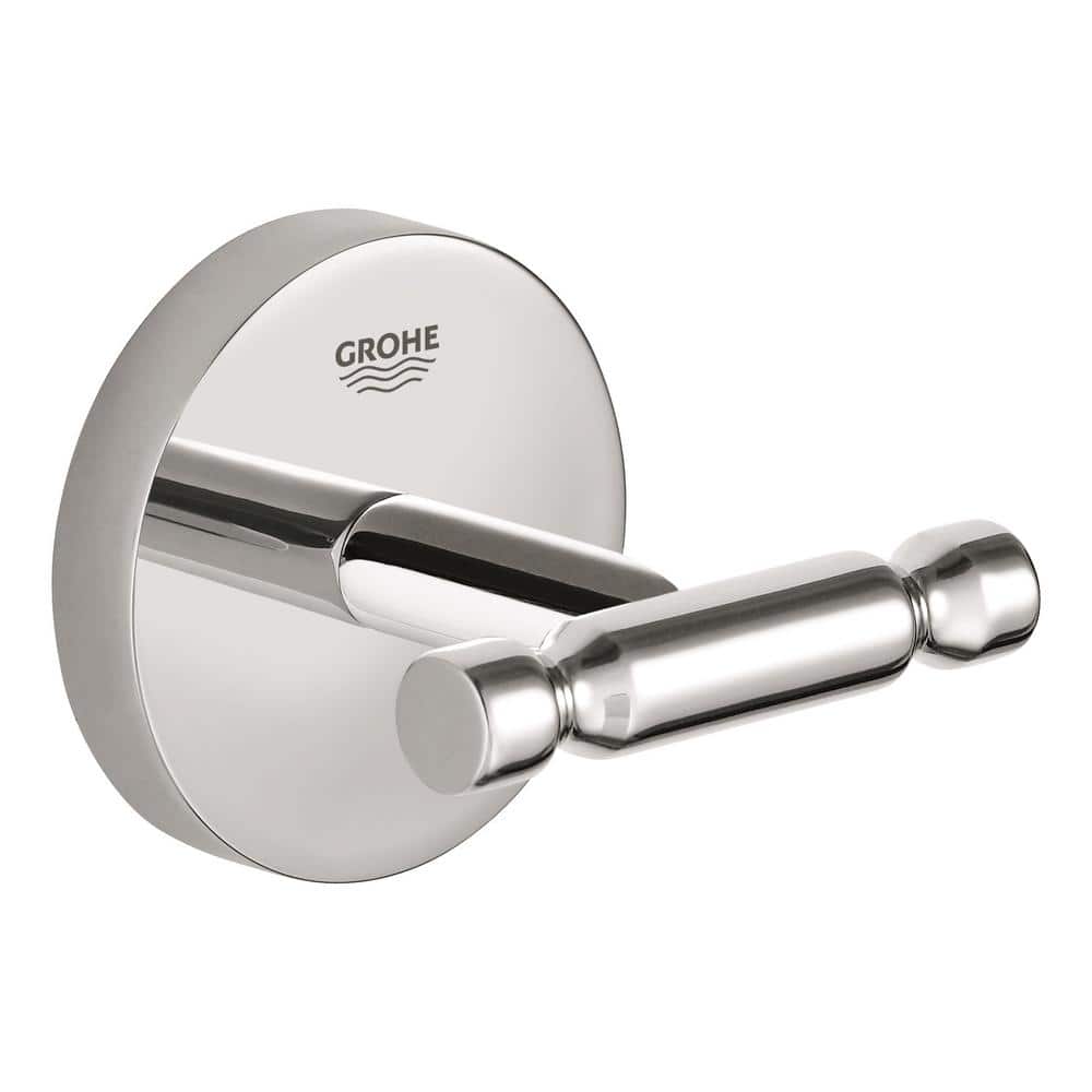 BauCosmopolitan Chrome Wall Mounted Robe Hook