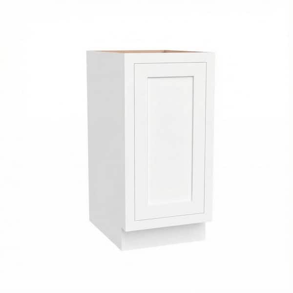 18 in. W x 25 in. D x 34.5 in. H Plywood Full Height Door Bases with 1-Door in Beige