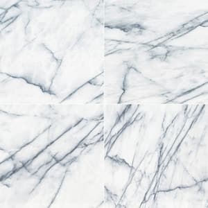 Raphael Gray 16 in. x 32in. Polished Porcelain Stone Look Floor and Wall Tile (14.2 sq. ft./Case)