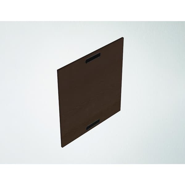 WeatherStrong Miami Hickory High Density Polythylene 0.63 in. x 19.5 in. x 30 in. Outdoor Kitchen Cabinet Base End Panel