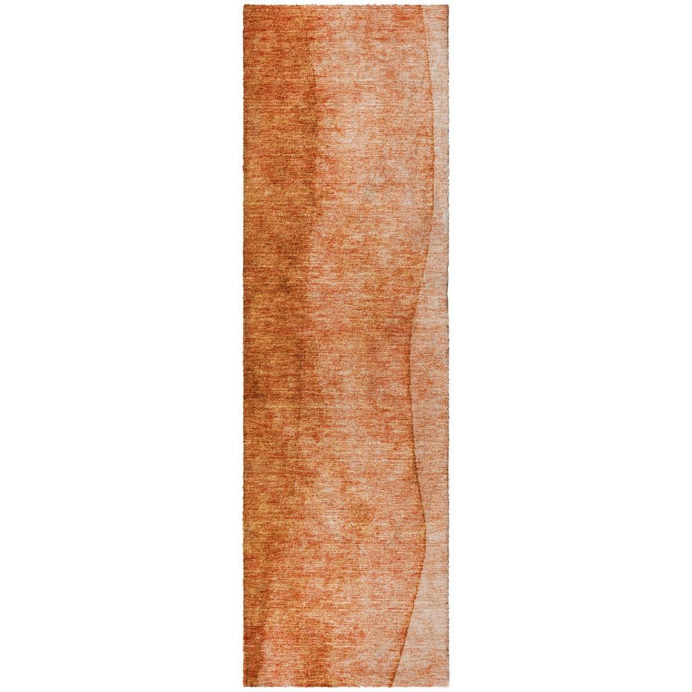 Dream Shag Premium Machine Washable Abstract ADS625 Paprika 2 ft. x 7 ft. Runner Rug price history on PriceWatchPro