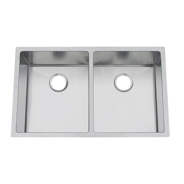 Frigidaire Professional Undermount Stainless Steel 19 in. Double Bowl Kitchen Sink