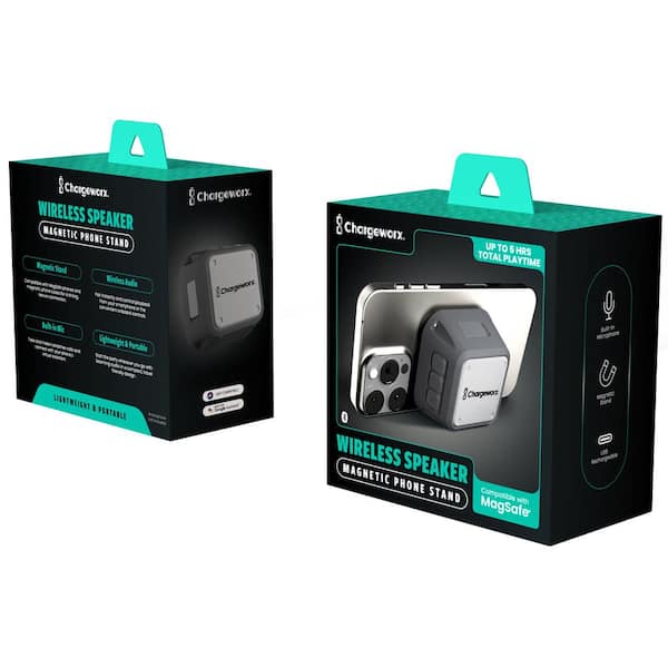 CHARGEWORX Speaker-Magsafe BT, Black CHA-CX5342BK - The Home Depot