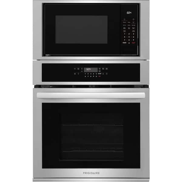 3.8 cu. ft. Electric Wall Oven & Microwave Combo in Stainless Steel with Air Fry