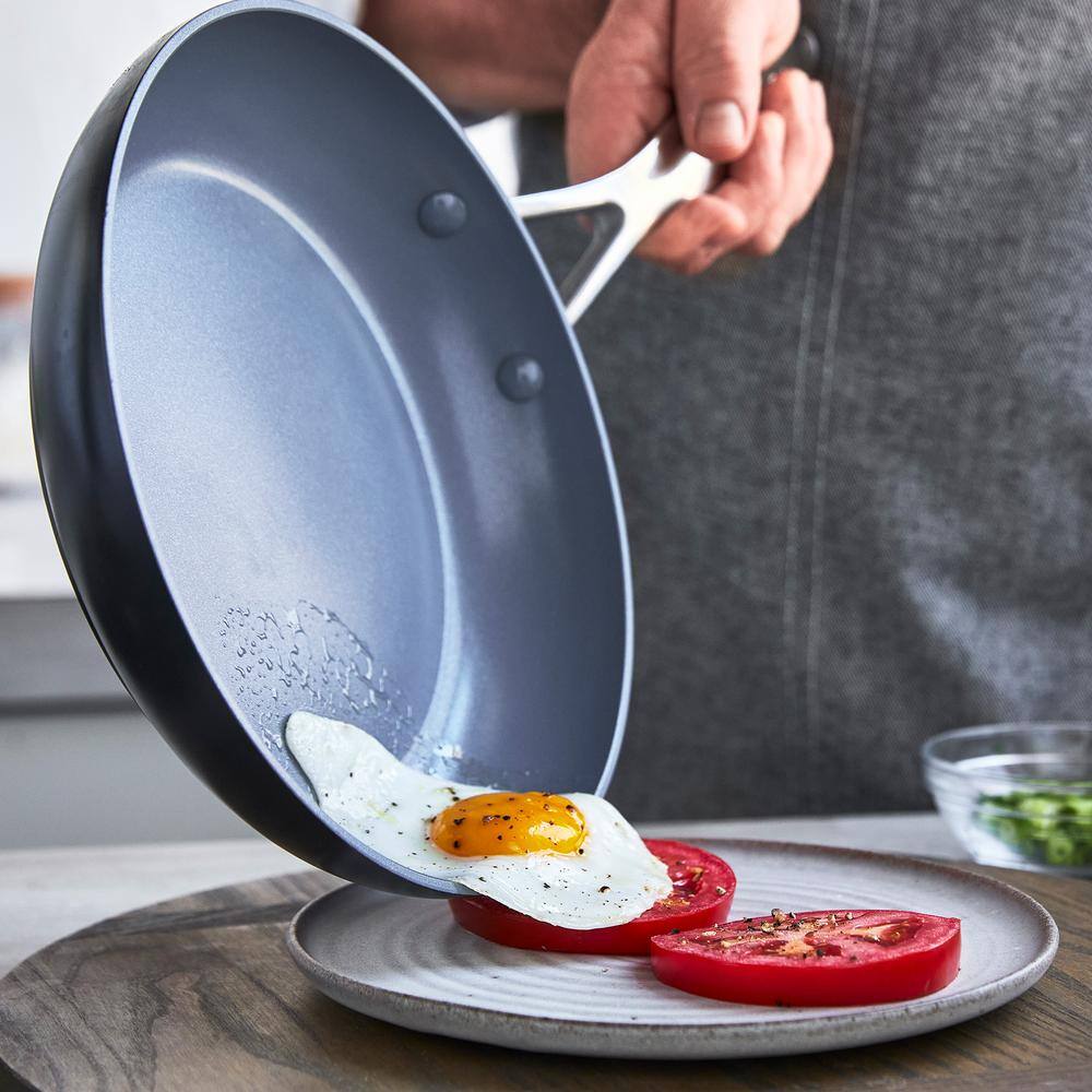 Valencia Pro Gray 12" Aluminum Ceramic Nonstick Fry Pan