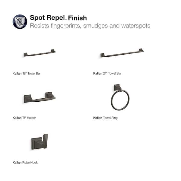 KOHLER Kallan 24 in. Towel Bar in Oil-Rubbed Bronze
