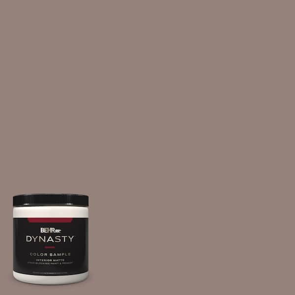 BEHR DYNASTY 8 oz. #750B-5 Castle Hill Matte Stain-Blocking Interior/Exterior Paint & Primer Sample