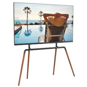 42-82 in. Artistic Easel Studio TV Stand for TVs Low Profile TV Stand Mount Vesa 200x200 to 600x400