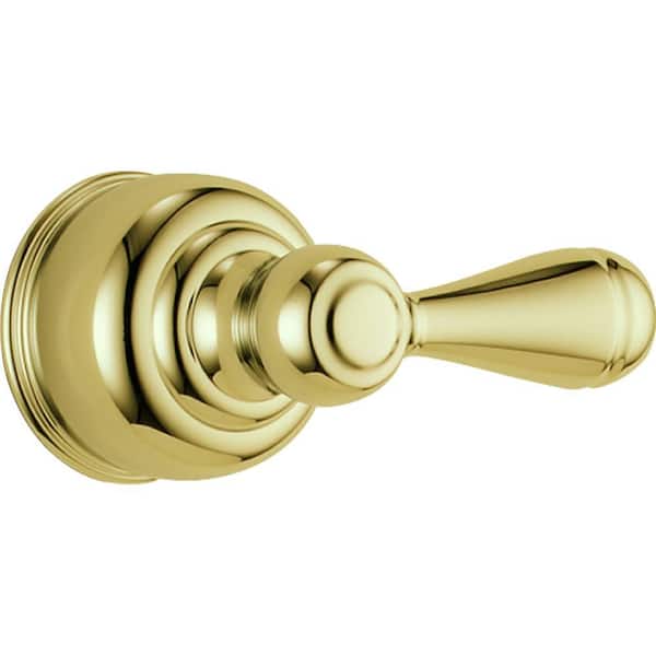 Delta Traditional Lever Handle for Tub/Shower, Shower Only and Valve Only Faucets in Polished Brass