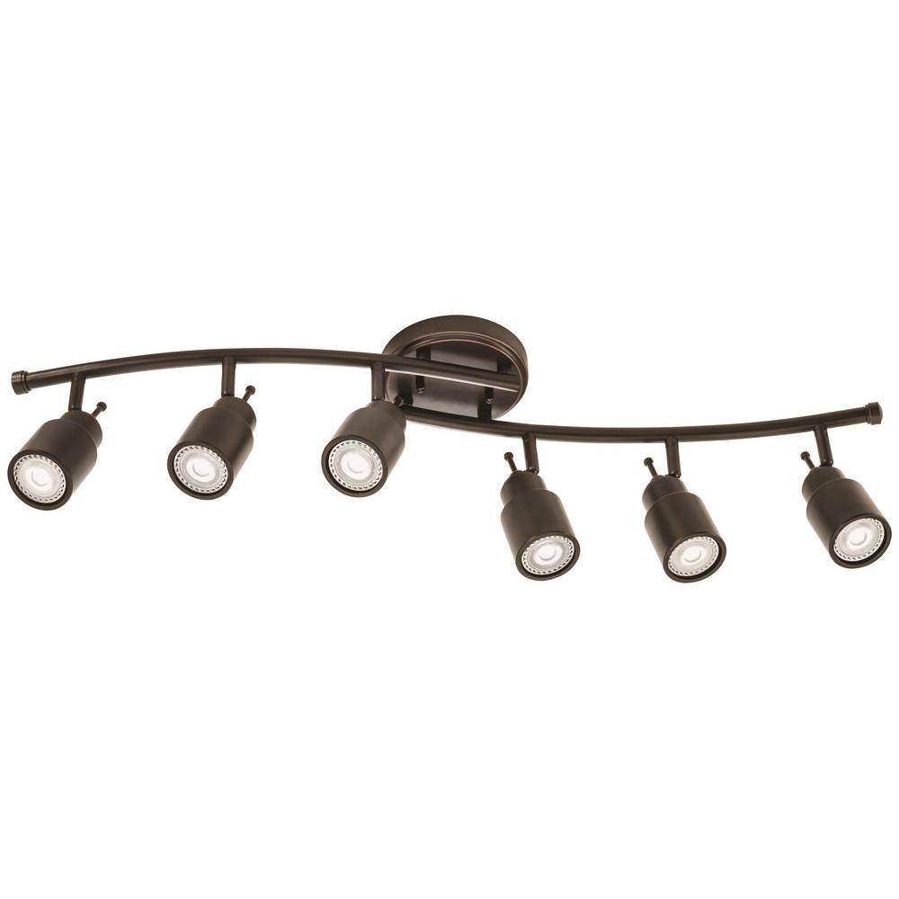 Reviews For Lithonia Lighting 32 In 6 Light Oil Rubbed Bronze Linear Step Cylinder Fixed Track Kit Ltfstcyl Mr16gu10 Led 27k 6h Orb M4 The Home Depot