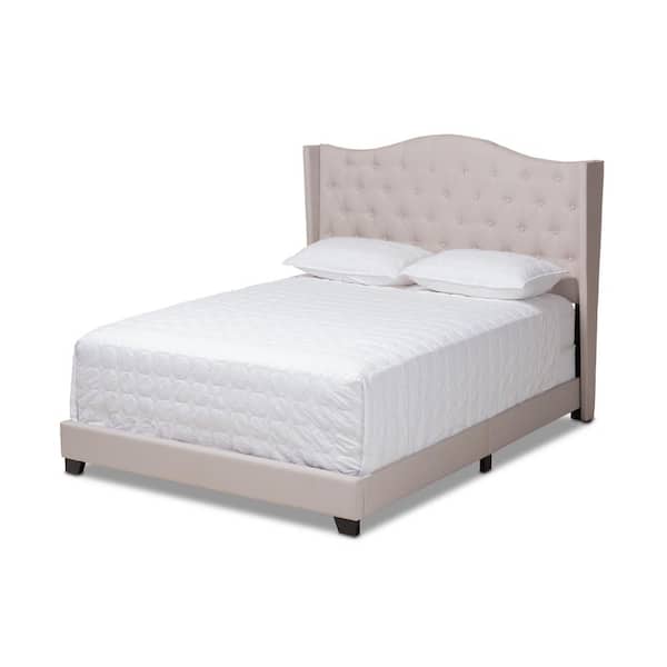 Alesha Beige King Bed