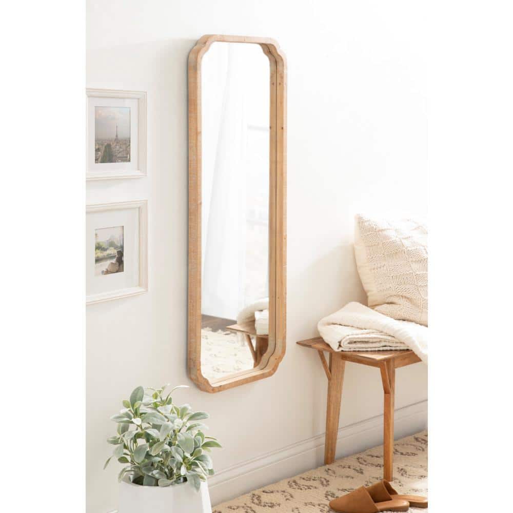 Marston Rustic Brown Full Length Wood Framed Mirror
