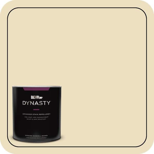 BEHR DYNASTY 1 qt. Home Decorators Collection #HDC-NT-17 New Cream Eggshell Enamel Interior Stain-Blocking Paint & Primer
