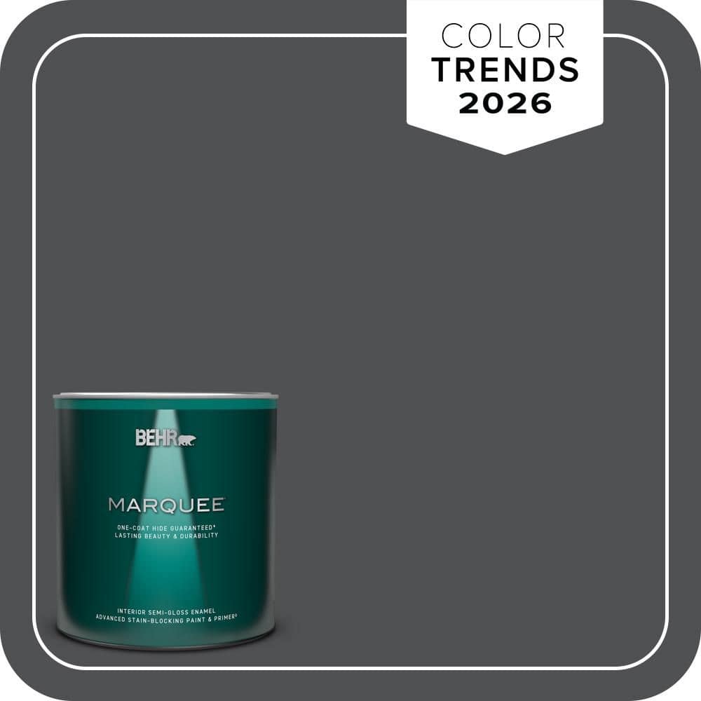 1 qt. #PPU18-01 Cracked Pepper One-Coat Hide Semi-Gloss Enamel Interior Paint & Primer price history on PriceWatchPro