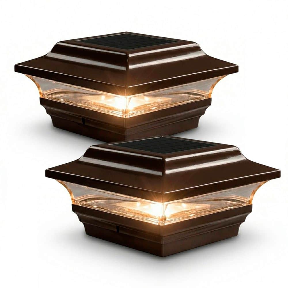 CLASSY CAPS Imperial 4 in. x 4 in. Outdoor Bronze Cast Aluminum