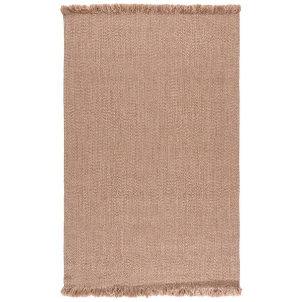 Braided 6 ft. x 9 ft. Beige Te ft. xtured Washable Area Rug