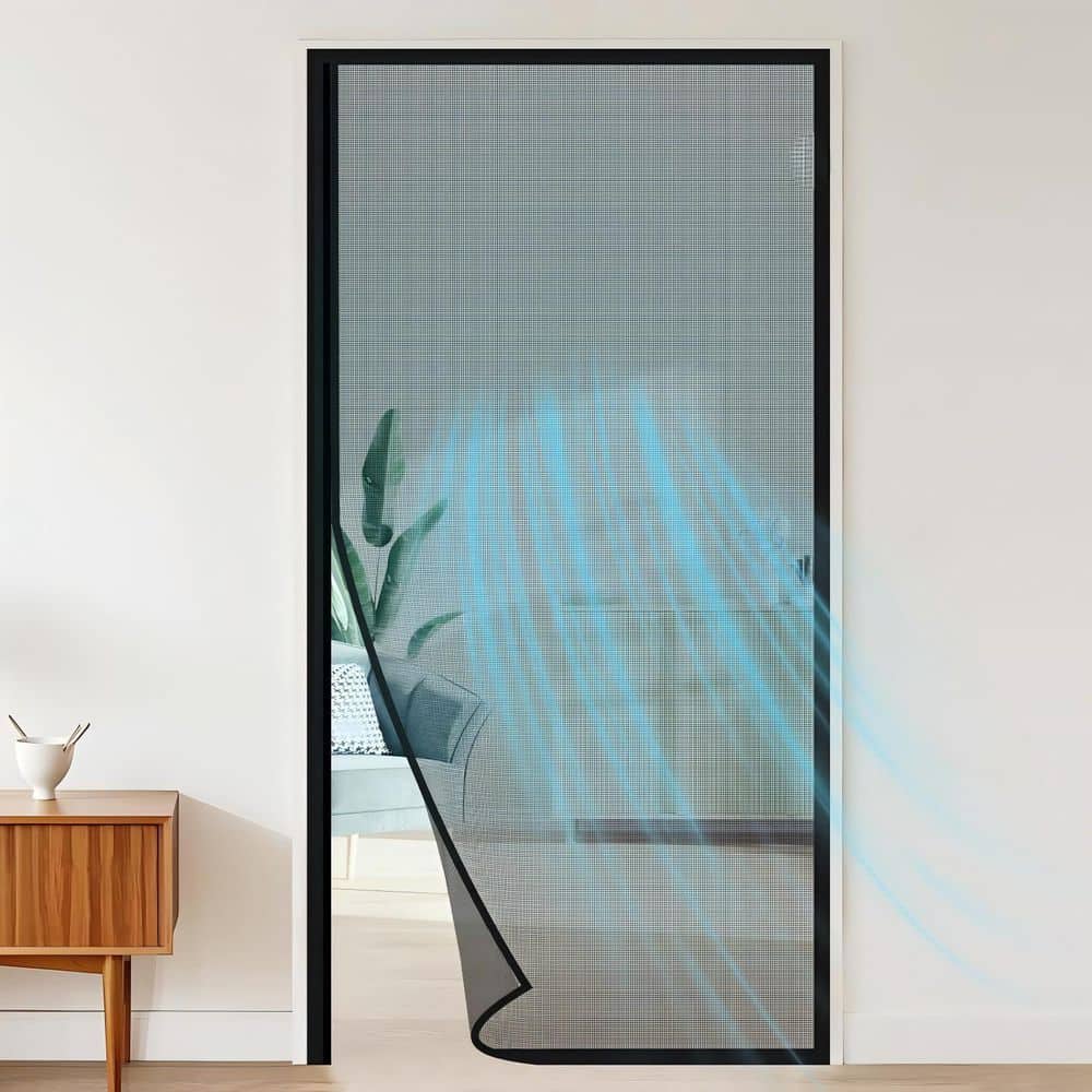 Helhom 38 in. x 82 in. Heavy Duty Screen Door with Full Frame Hook