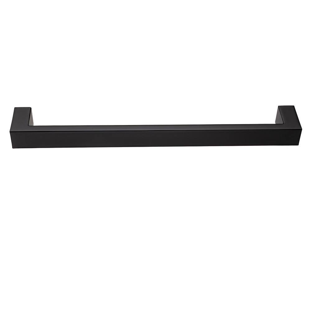 Architectural 12" Matte Black Nickel Rectangular Appliance Pull