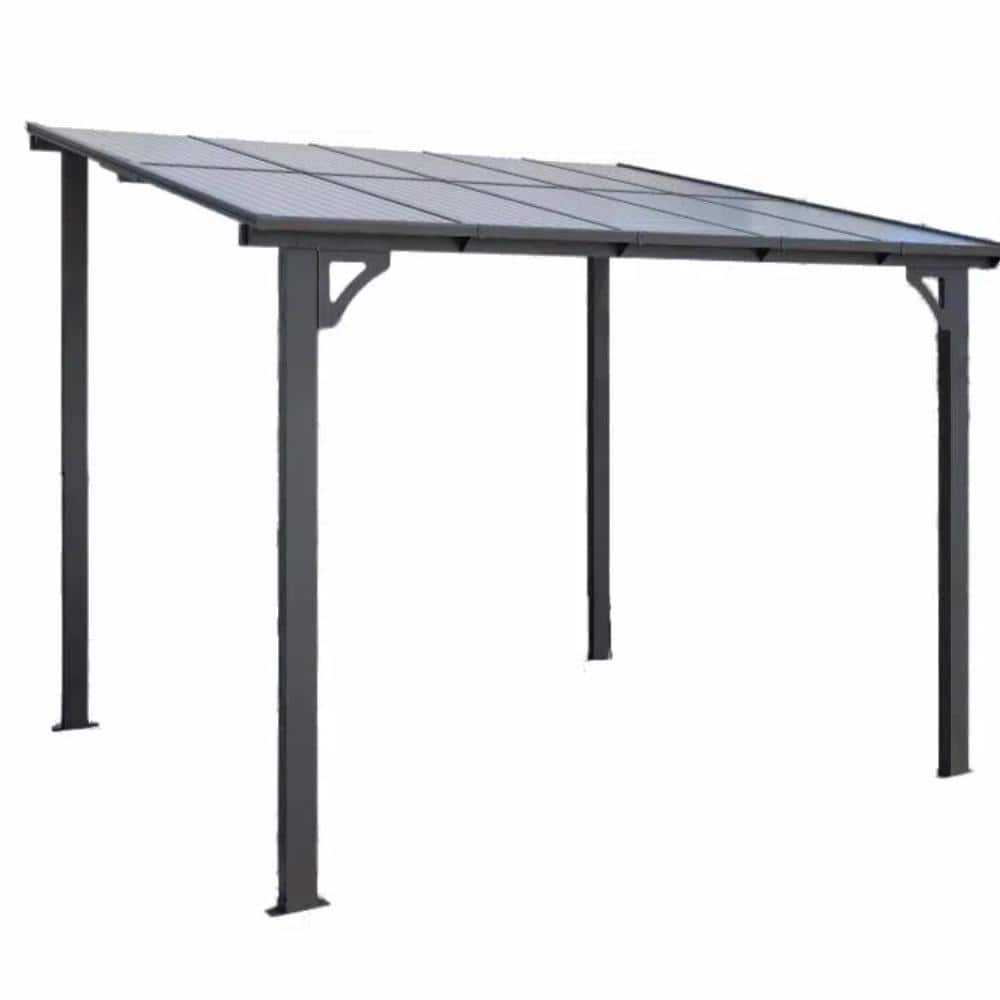10 ft. x 8 ft. Dark Gray Aluminum Patio Cover price history on PriceWatchPro