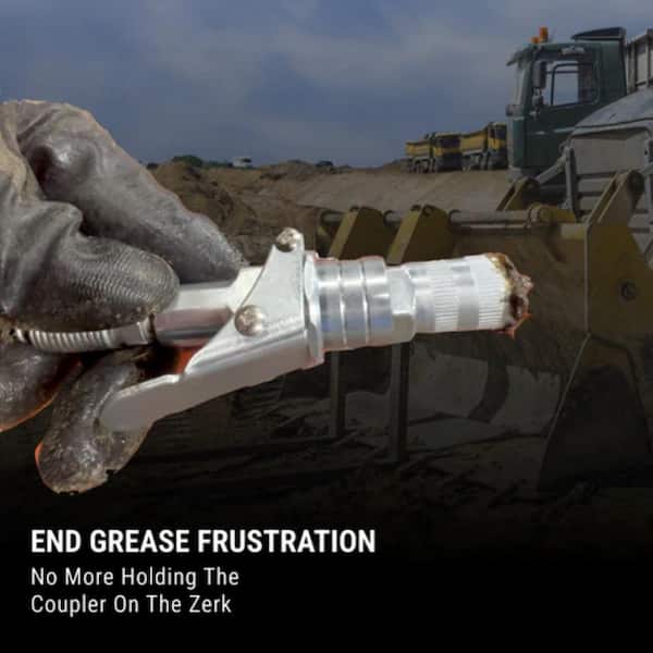 ZEELINE BY MILTON 12,000 PSI Locking Grease Coupler ZELC-100 - The