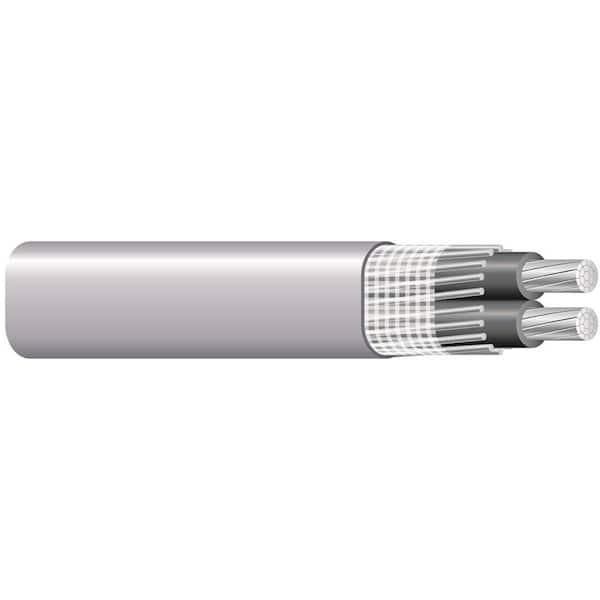 Southwire 250 ft. 6-6-6-6 Gray Stranded AL SER Cable