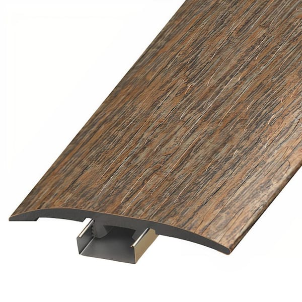 ASPEN FLOORING Hollington 1/4 in. Thick x 2 in. Width x 94 in. Length 3-in-1 T-Mold, Reducer, and End Cap Vinyl Molding
