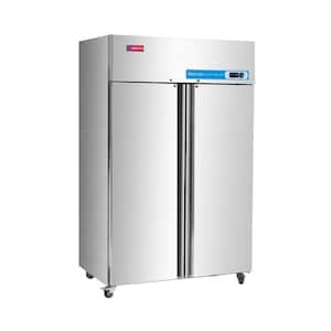 51 in. W. 36 cu. ft. Commercial Refrigerator 2-Door Electronic Control System Stainless Steel