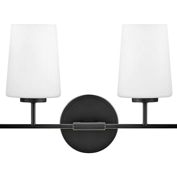 LARK - Kline 33.0 in. 4 Light Black Vanity Light