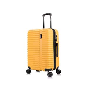 Ally 24 in. Mustard Lightweight Hardside Spinner Suitcase