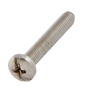 M5-0.8x30mm Stainless Steel Pan Head Phillips Drive Machine Screw 2-Pieces