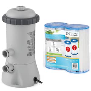 Krystal 48 in. 100 sq. ft. Pool Cartridge Pump for Pool and Filter Replacement Cartridges