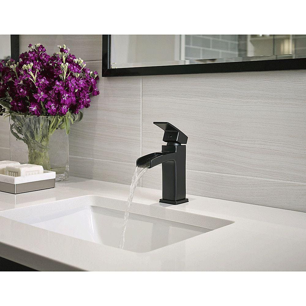 Kenzo Matte Black Single Handle Bathroom Faucet