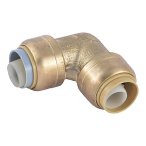1/2 in. Push-to-Connect Brass 90-Degree Polybutylene Conversion Elbow Fitting