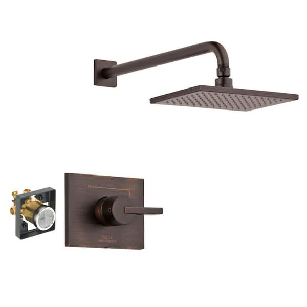 Delta Vero Single Handle 1-Spray Shower Faucet 1.75 GPM with Pressure Balance in Venetian Bronze