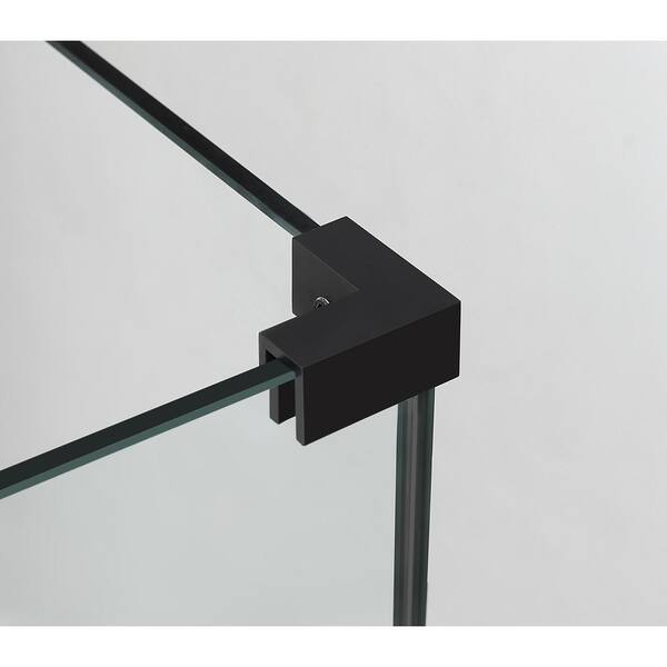 64.25in Matte Black 3-Tier Bathroom Shelf