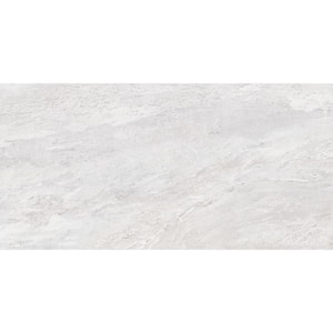 Milestone White Matte 11.81 in. x 23.62 in. Porcelain Floor and Wall Tile (11.628 sq. ft. / case)