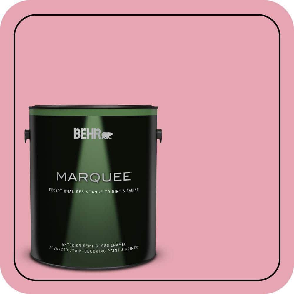 1 gal. #P140-3 Love at First Sight Semi-Gloss Enamel Exterior Paint & Primer price history on PriceWatchPro