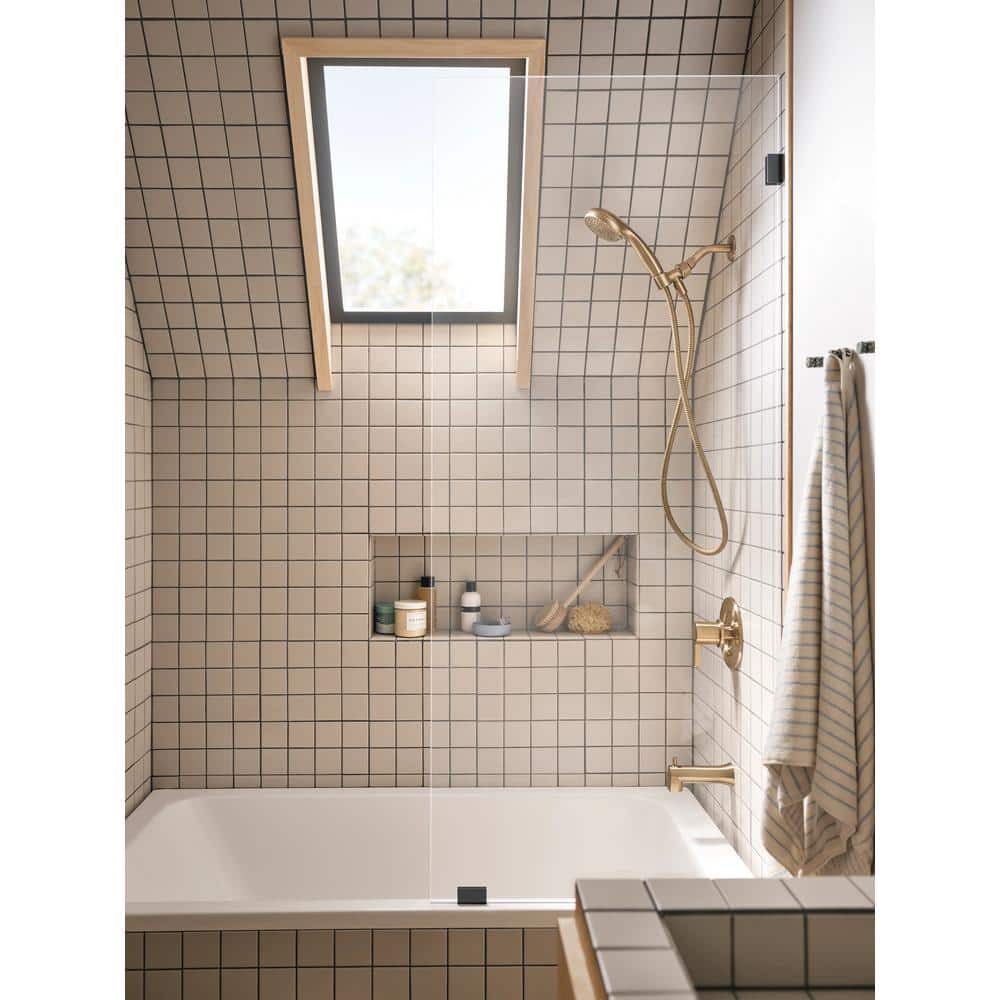 Bronzed Gold Nickel Handheld Wall Mounted Shower Faucet Set