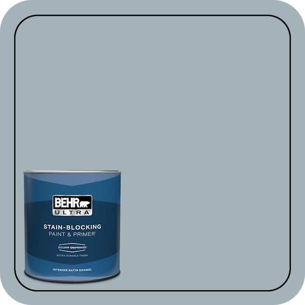 BEHR ULTRA 1 qt. #PPF-27 Porch Ceiling Extra Durable Satin Enamel Interior Paint & Primer