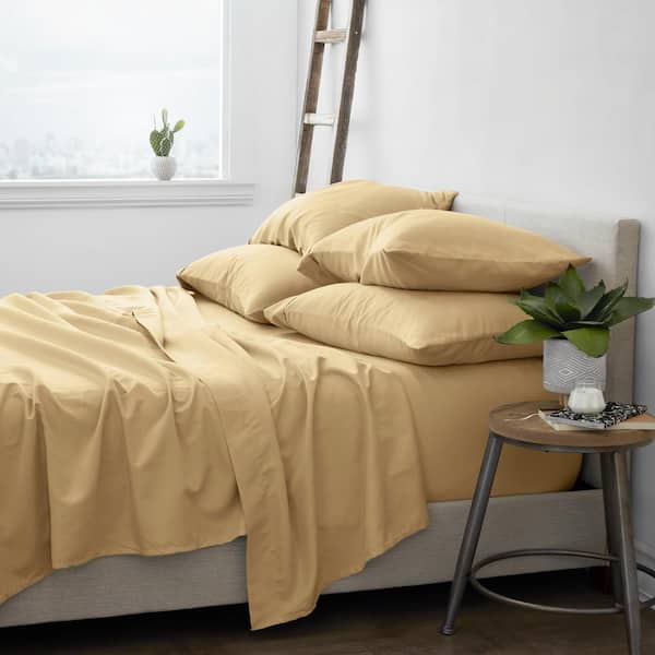 Home Collection Solid Microfiber Sheet Set